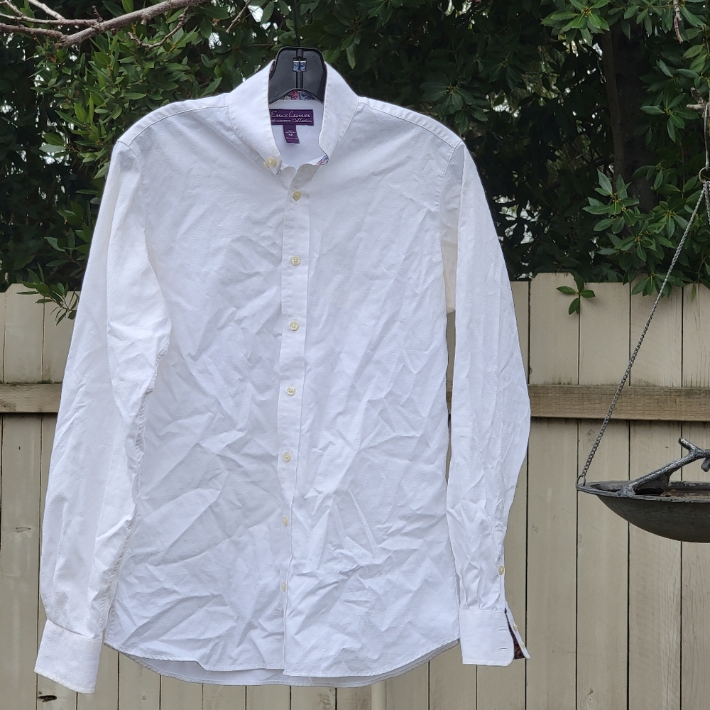 Coolmax PERFORMANCE High-Collared Essex Classics Button-Down (L)